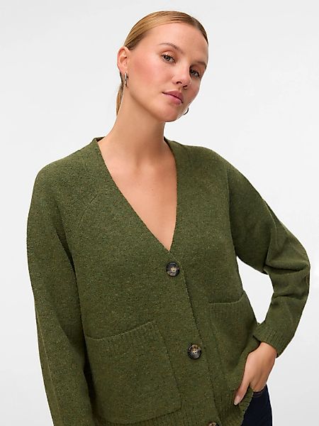 Vero Moda Strickjacke "VMBOOM LS V-NECK BUTTON CARDIGAN GA NOOS" günstig online kaufen