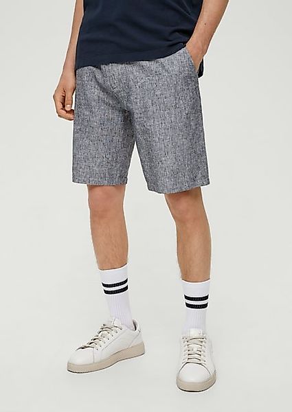 s.Oliver Bermudas Detroit: Relaxed fit Shorts aus Leinenmix Durchzugkordel günstig online kaufen