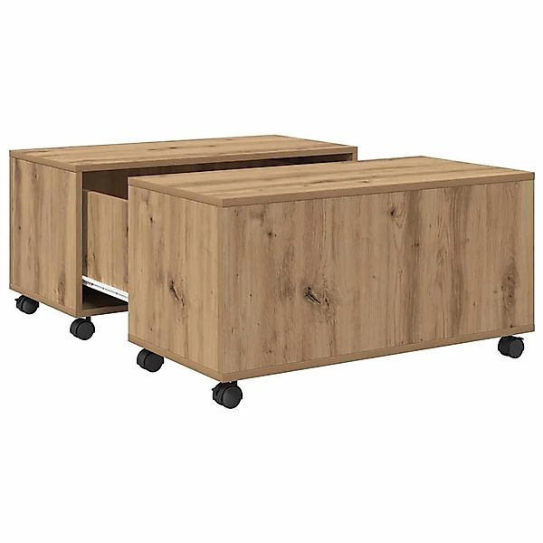 vidaXL Couchtisch Artisan-Eiche 75 x 75 x 38 cm Holzwerkstoff 875481 günstig online kaufen