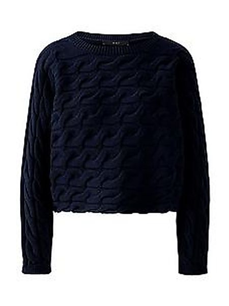 Rundhals-Pullover oui blau günstig online kaufen