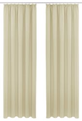 my home Gardine "SOLA" Kräuselband 1 Stk. tlg. Breite:130 cm, 1 Schal, einf günstig online kaufen