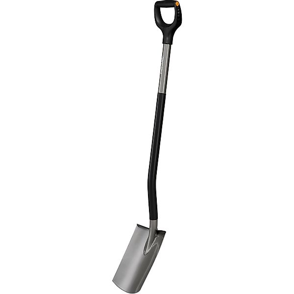 Fiskars Gärtnerspaten Rund Orange-Schwarz günstig online kaufen