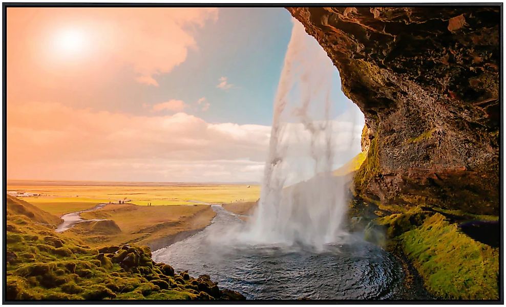 Papermoon Infrarotheizung »Erstaunlicher Wasserfall Island« günstig online kaufen
