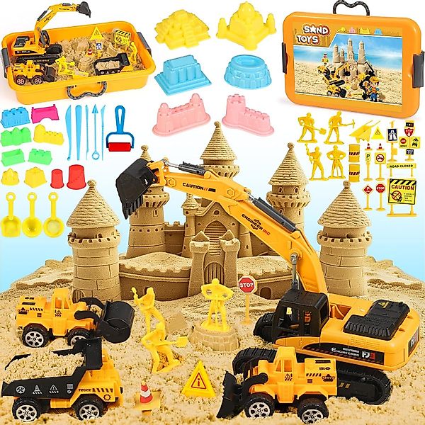 POPOLIC Spielzeug-Bagger Magic Sand für Kinder-6 günstig online kaufen