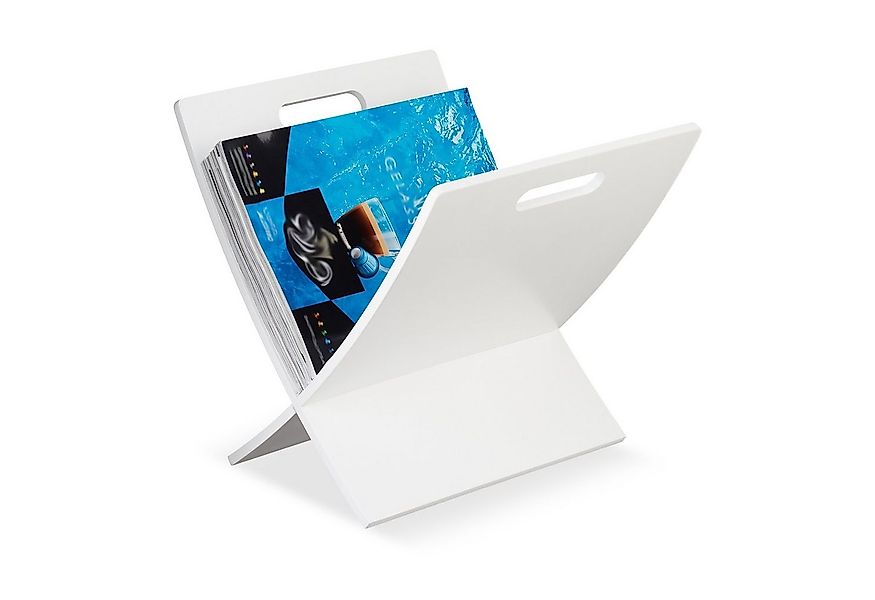 relaxdays Zeitungsständer aus Holz günstig online kaufen