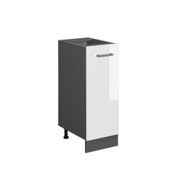 Vicco Apothekerschrank R-Line, Weiß Hochglanz/Anthrazit, 30 günstig online kaufen