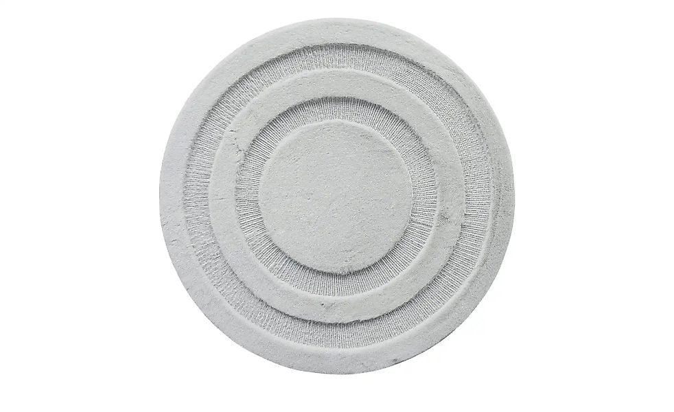 levelone Webteppich  Bunny Circles ¦ grau ¦ Synthetische Fasern Ø: 70 Teppi günstig online kaufen