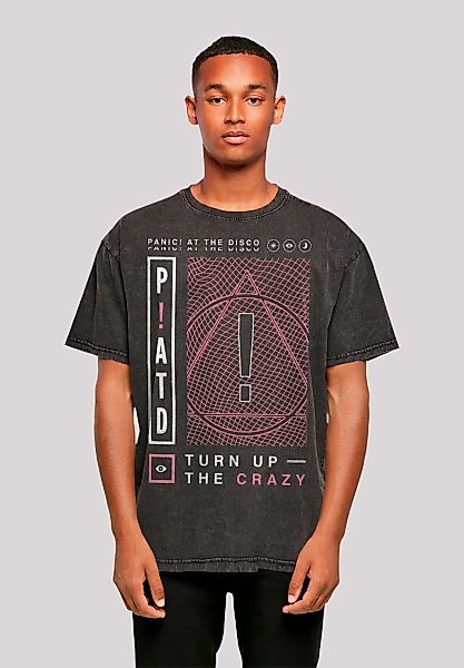 F4NT4STIC T-Shirt "Panic At The Disco Turn Up The Crazy" Premium Qualität günstig online kaufen