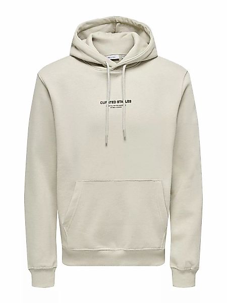 ONLY & SONS Kapuzensweatshirt "ONSCURATED REG HOODIE SWEAT" günstig online kaufen