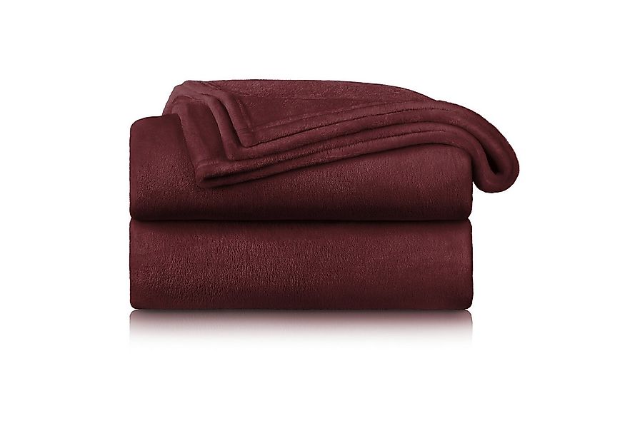 Wohndecke Kuschelige Fleecedecke, Oeko-Tex zertifizierte Decke, Blumtal günstig online kaufen