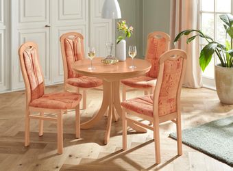 Home affaire 4-Fußstuhl "ALEX, Stuhl,Armlehnstuhl" () Struktur Stuhl, Armle günstig online kaufen