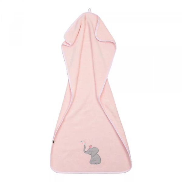 Smithy Pastellflausch Elefant - Kinderhandtuch 50 x 100 cm - Farbe: rosa (2 günstig online kaufen
