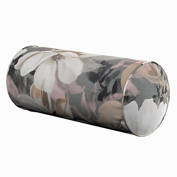 Einfache Nackenrolle, grau-rosa, Ø 16 x 40 cm, Gardenia (142-13) günstig online kaufen