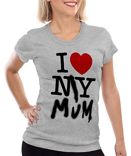 style3 T-Shirt I Love My Mum new york amerika ny muttertag usa herz günstig online kaufen