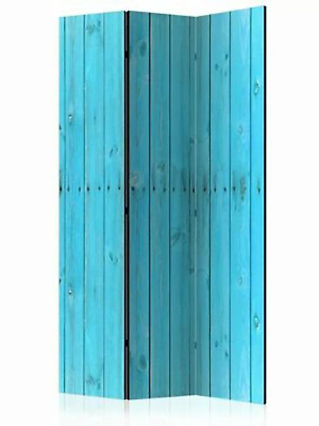 artgeist Paravent The Blue Boards [Room Dividers] blau Gr. 135 x 172 günstig online kaufen