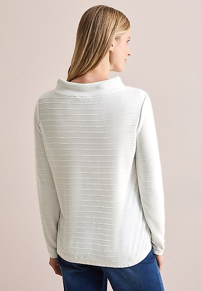 CECIL Langarmshirt mit Materialmix günstig online kaufen