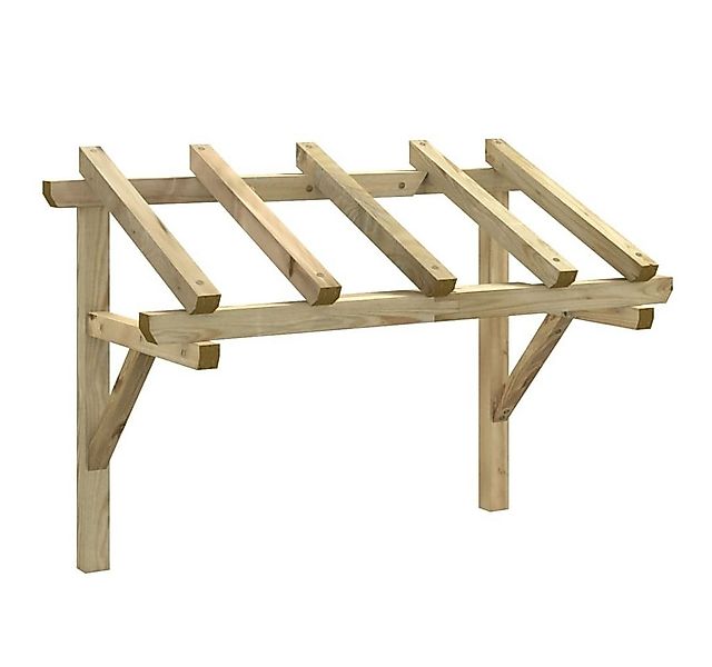 furnicato Markise Türvordach 150x100x100 cm Kiefer Massivholz (1-St) günstig online kaufen