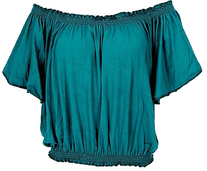 Guru-Shop T-Shirt Schulterfreies Top, Carmen Shirt günstig online kaufen