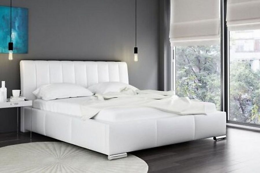JVmoebel Polsterbett Bett Doppelbett Möbel Bettrahmen Stoff 160x200 Textil günstig online kaufen