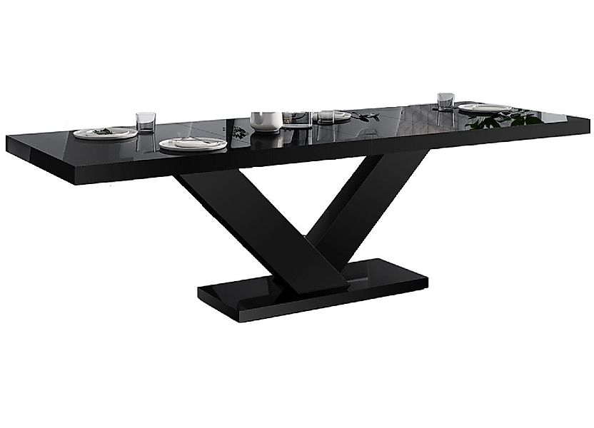 designimpex Esstisch Design Tisch HE-999 Schwarz günstig online kaufen