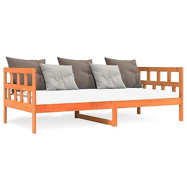 vidaXL Gästebett vidaXL Gästebett Tagesbett Wachsbraun 90x200 cm Massivholz günstig online kaufen