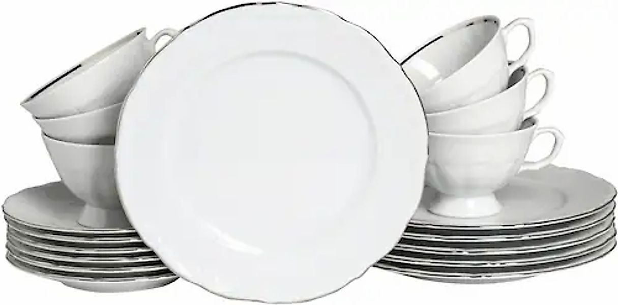 CreaTable Kaffeeservice »Maria Theresia, KaffeeService 18-tlg« Traditionell günstig online kaufen