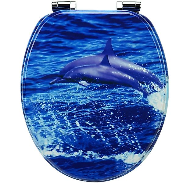 Sanfino WC Sitz Dolphin Toilettendeckel mit Absenkautomatik aus Holz günstig online kaufen
