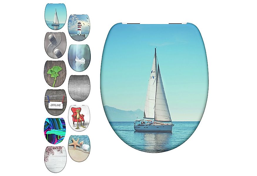 Schütte WC-Sitz Segeln, bruchsicher und kratzfest, Absenkautomatik, Standar günstig online kaufen