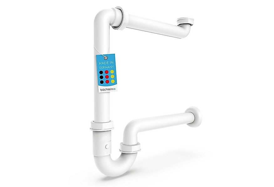 Bächlein Siphon Raumsparsiphon Badezimmer G 1 1/4", Geruchsverschluss für W günstig online kaufen