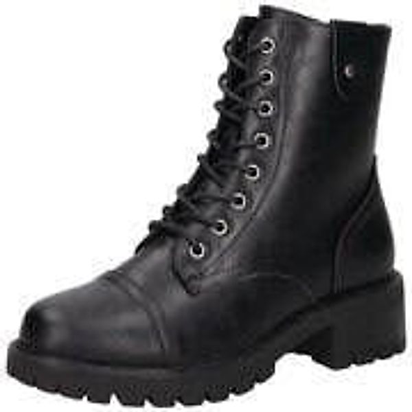 Charmosa Schnür Boots Damen schwarz günstig online kaufen