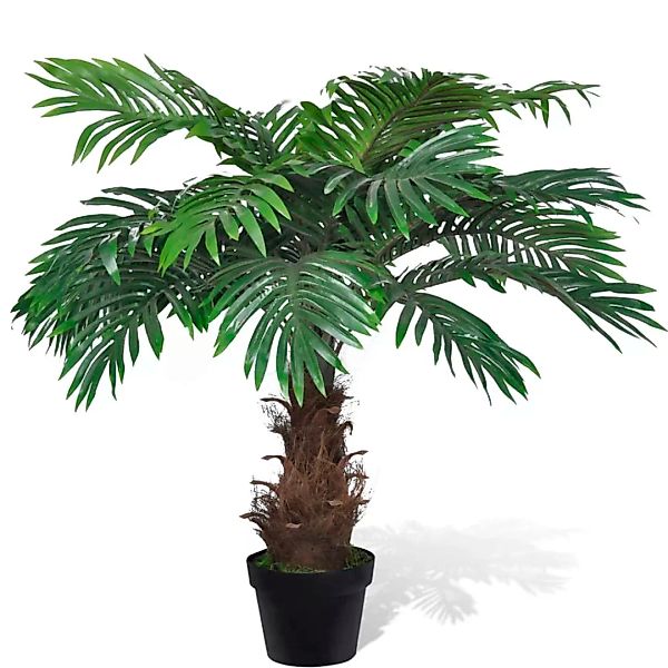 Naturgetreue Künstliche Cycus-palme Mit Topf 80 Cm günstig online kaufen