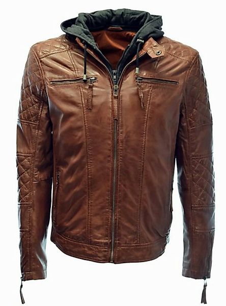 Zimmert Leather Lederjacke Alex II gesteppt, washed, abnembare Kapuze, Schw günstig online kaufen