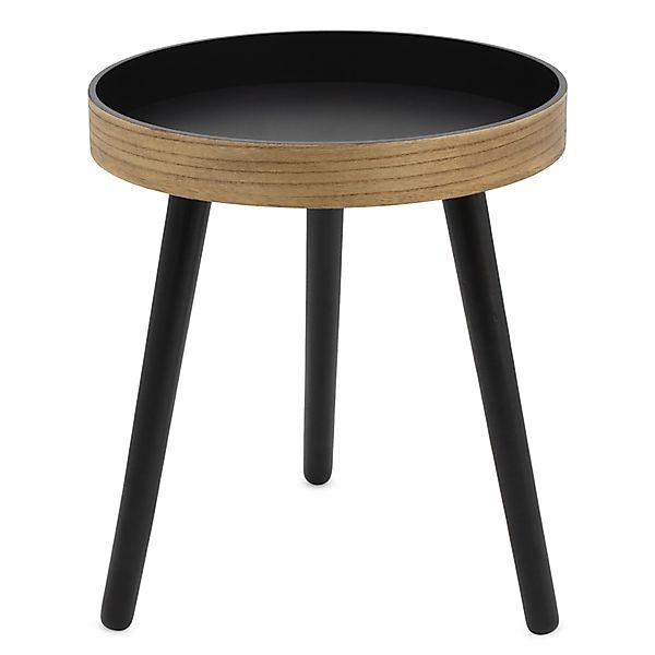Spetebo Beistelltisch Holz Beistelltisch mit runder günstig online kaufen