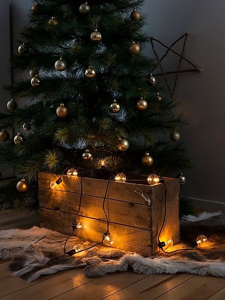 KONSTSMIDE LED-Lichterkette, 10-flammig, LED Biergartenkette, 10 klare Birn günstig online kaufen