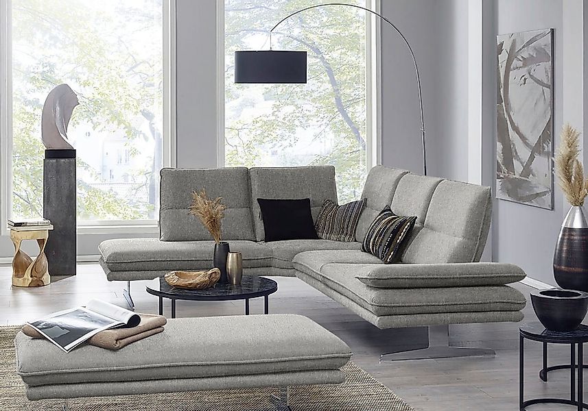 W.SCHILLIG Ecksofa "broadway, Designsofa, mit tollem Sitzkomfort, L-Form" S günstig online kaufen