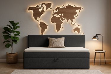 Deine Möbel 24 Boxspringbett PAOLO Schlafsofa günstig online kaufen