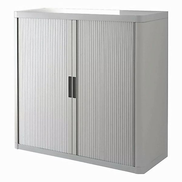 EASYOFFICE Aktenschrank Rollladenschrank easyoffice BxTxH 86x37,5x104cm gra günstig online kaufen