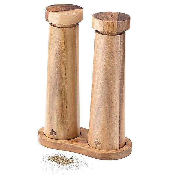 Navaris Gewürzbehälter Salz und Pfeffer Mühle günstig online kaufen