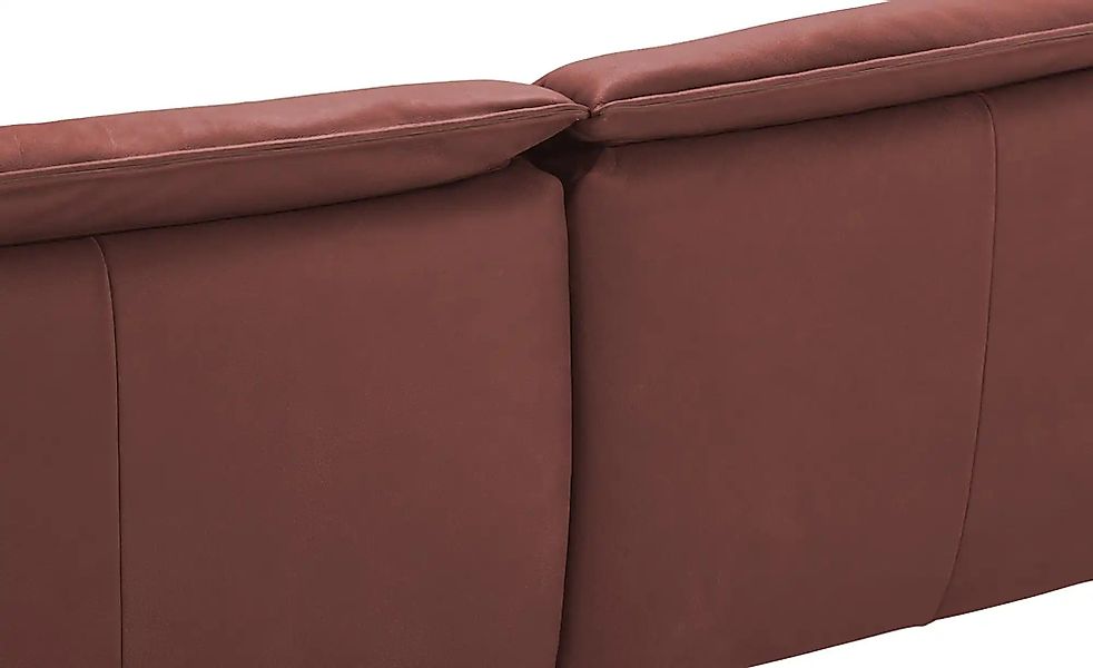 KOINOR Eckbank Leder Alino ¦ rot ¦ Maße (cm): B: 283 H: 89 T: 192.0 Bänke > günstig online kaufen