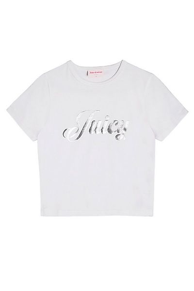 Juicy Couture T-Shirt FOIL JUICY FITTED TEE Damen T-Shirt Damen mit metalli günstig online kaufen