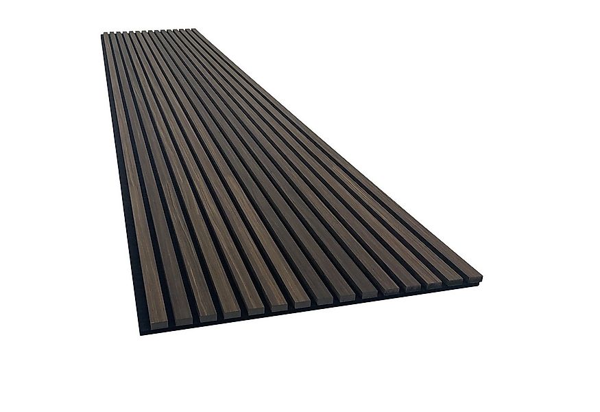 tktrading24 Wandpaneel Akustikpaneel mit Holzfurnier in Smoke Walnut - 2700 günstig online kaufen