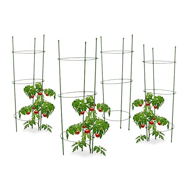 relaxdays Rankhilfe 4 x Rankhilfe Tomaten günstig online kaufen