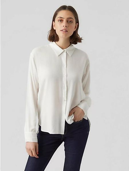 Vero Moda Blusenshirt Hemd Bluse Business Oberteil VMBUMPY 5960 in Weiß günstig online kaufen