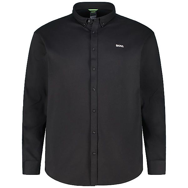 BOSS Freizeithemd aus Baumwolle Farbe schwarz Größe: 6XL günstig online kaufen