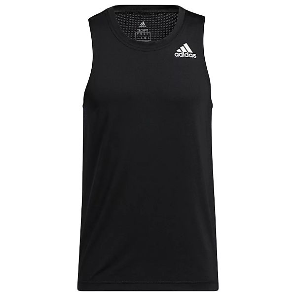Adidas Tech-fit Ärmelloses T-shirt 2XL Black günstig online kaufen