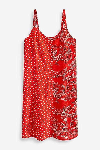 Next Minikleid Durchgeknöpftes Mini-Trägerkleid – Petite (1-tlg) günstig online kaufen