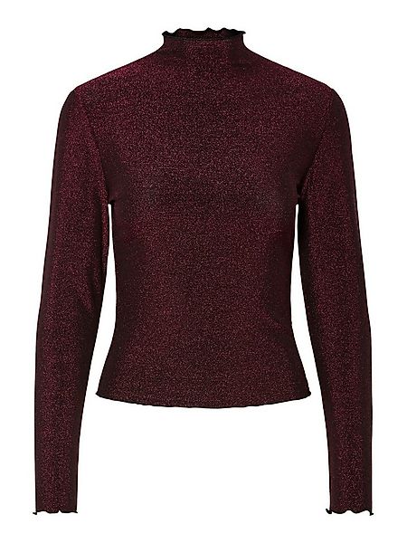 pieces Langarmshirt PCSANDRA LS MOCKNECK TOP JRS günstig online kaufen