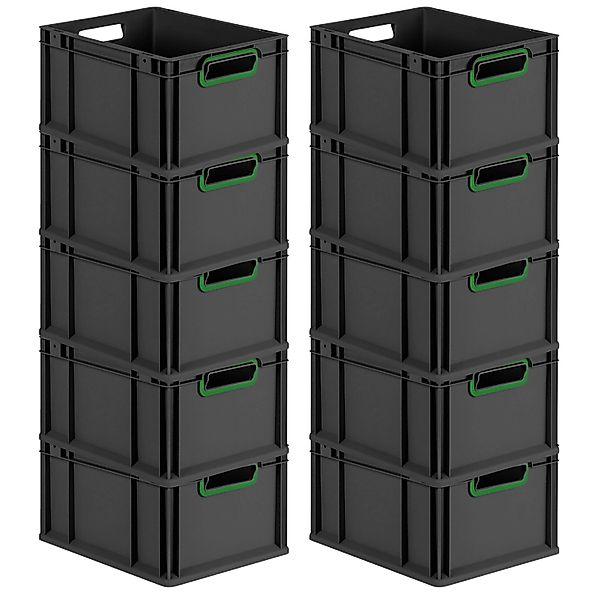 PROREGAL SparSet 10x Eurobox Nextgen Color HxBxT 22x30x40cm 20 Liter Griffe günstig online kaufen