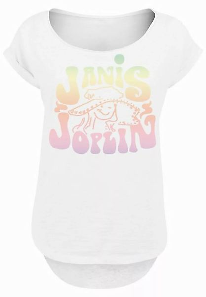 F4NT4STIC T-Shirt PLUS SIZE Janis Joplin Pastel Logo Print günstig online kaufen