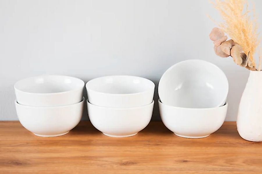 my home Müslischale »Angi« 6 Stk. aus Porzellan Geschirr-Set, harmonische, günstig online kaufen
